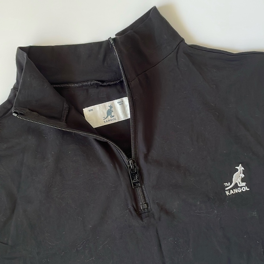 Kangol Men’s Quarter Zip Up Lightweight Sweater